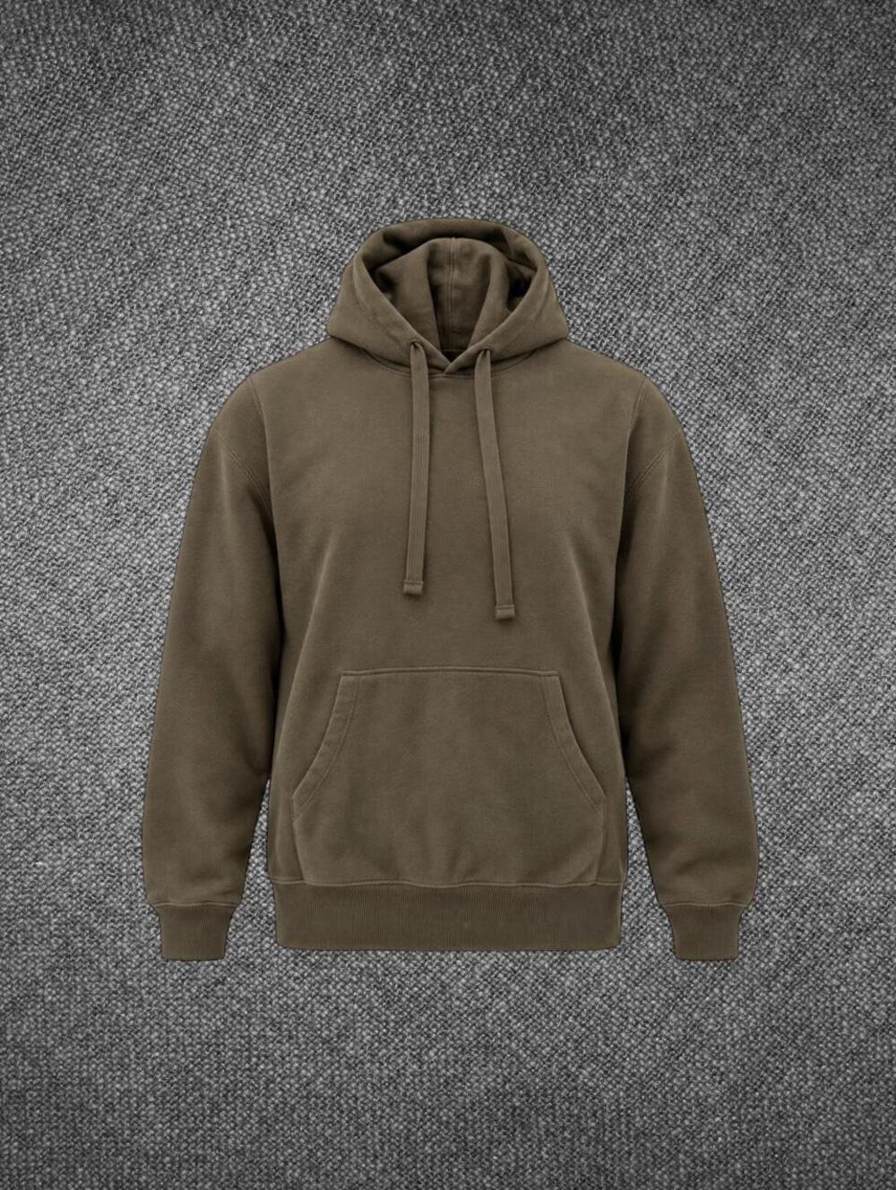 Athletech Brown Fleece Pullover Hoodie Size Small